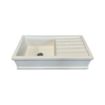 75x40 vasca con gocciolatoio, colore bianco