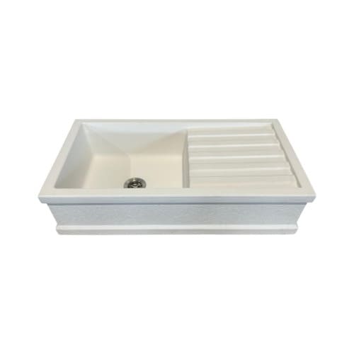 75x40 vasca con gocciolatoio, colore bianco