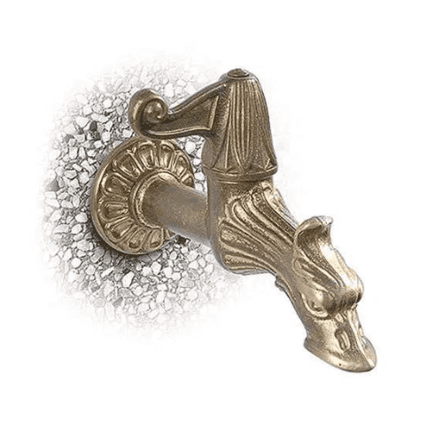 rubinetto da esterno a leva bronzato