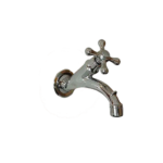 rubinetto per lavandini da esterno inclinato con finitura cromata