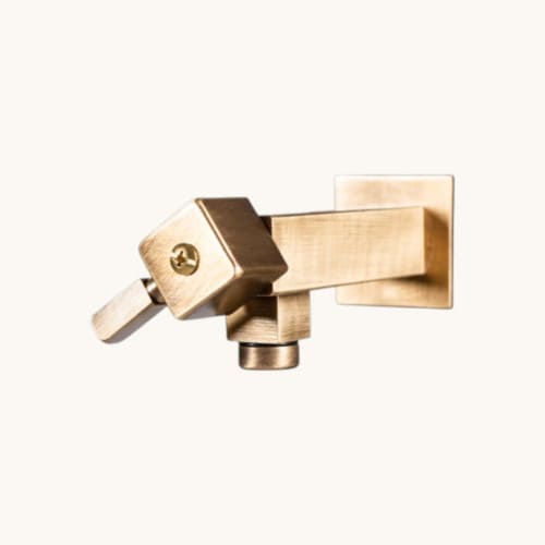 Rubinetto moderno valvola fronatele, bronzato