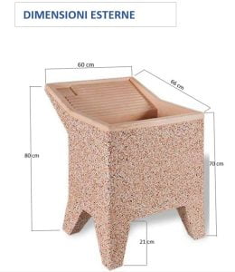 scheda tecnica lavatoio da 60