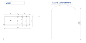 scheda tecnica vasca e parete, lavandino da esterno con base autoportante