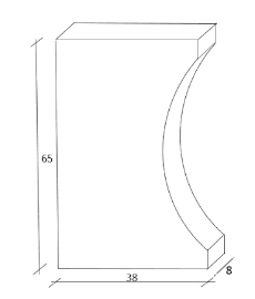 Coppa piedi lavandino da esterno da 60