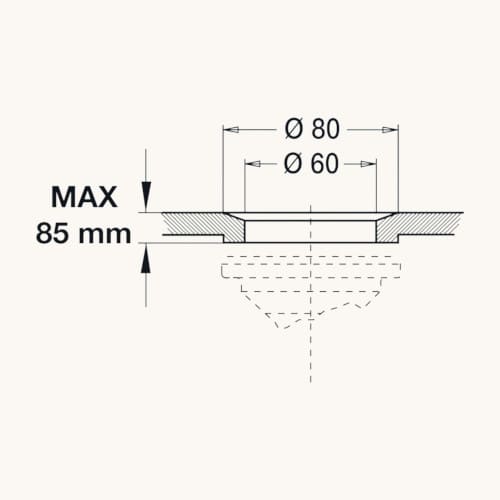 Scheda tecnica foro piletta gattinara inox