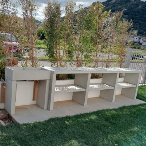 soluzione su misura di arredo giardino