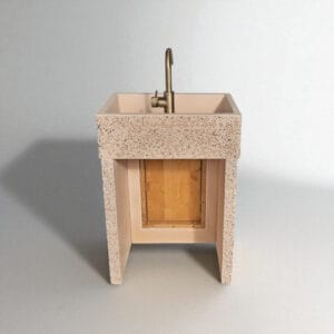 Lavandino 60x40 con mobile, modello tutta vasca - immagine 6